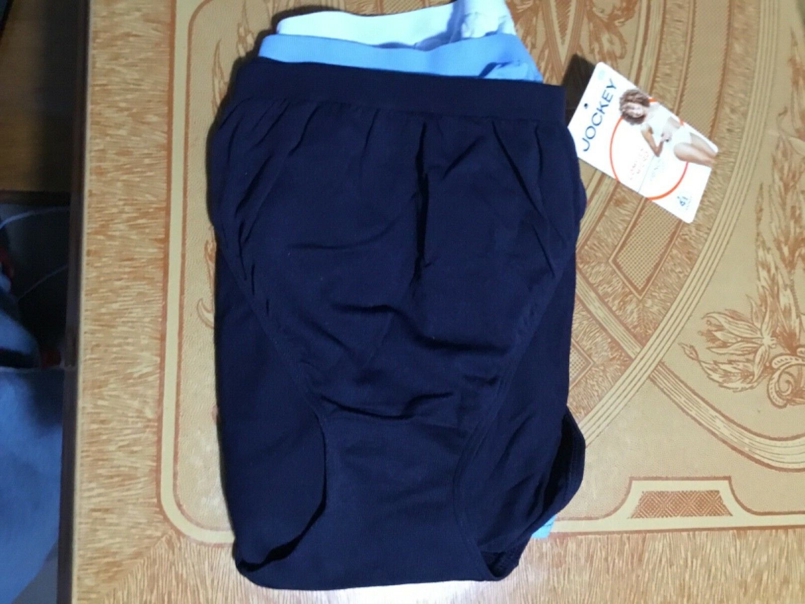 Women’s Jockey Microfiber Comfies Blues French-Cut-Set of 3-NWT-Size 8