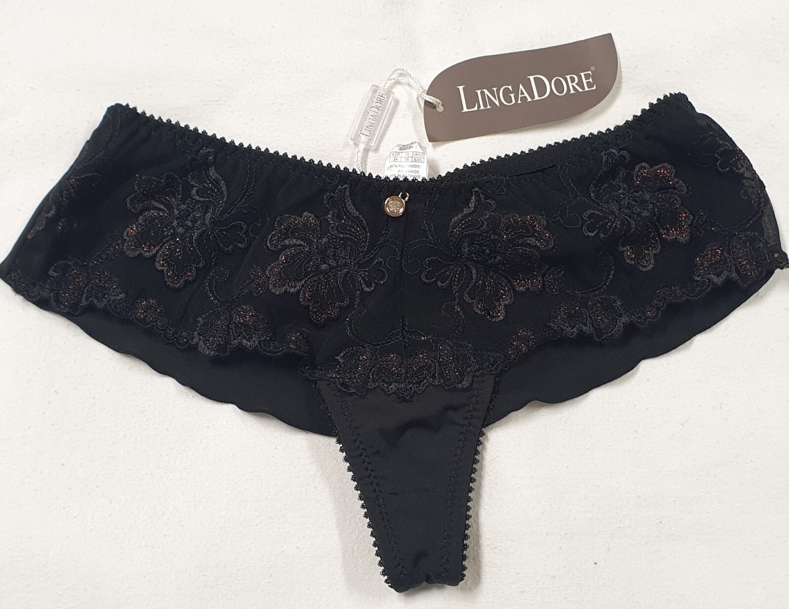 Sexy: Lingadore hipster Dakota 2201, size XS, black, new + tags 34.00 euros