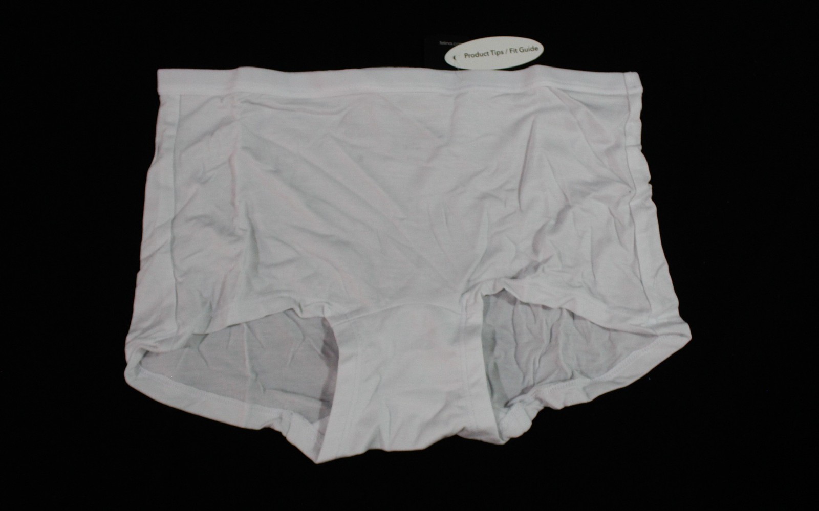 Felina Women’s So Smooth Soft Modal Mid-Rise Boyshort DH3 White Small NWT