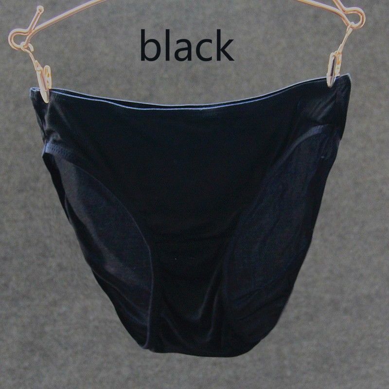 Ladies 100% Silk Knitted Briefs Panties Underwear Lingerie Knickers Breathable