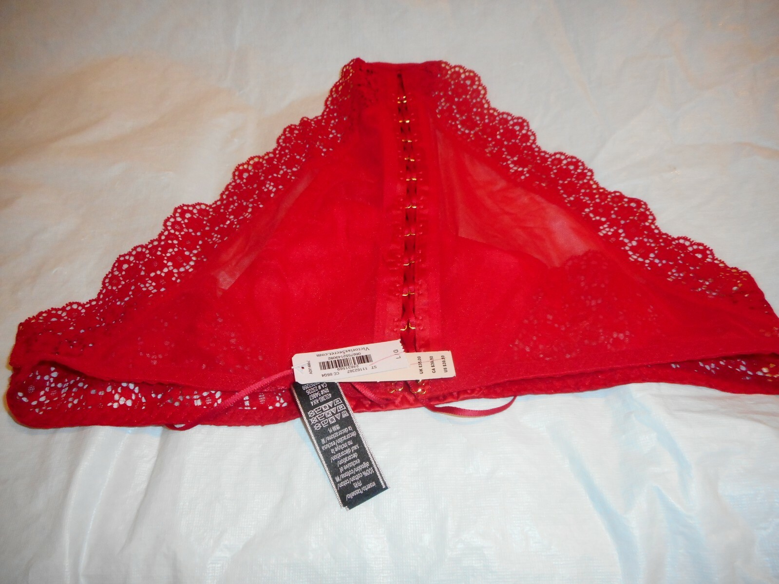 N/W/T Victoria’s Secret Very Sexy Red Bikini Panty SIZE LARGE