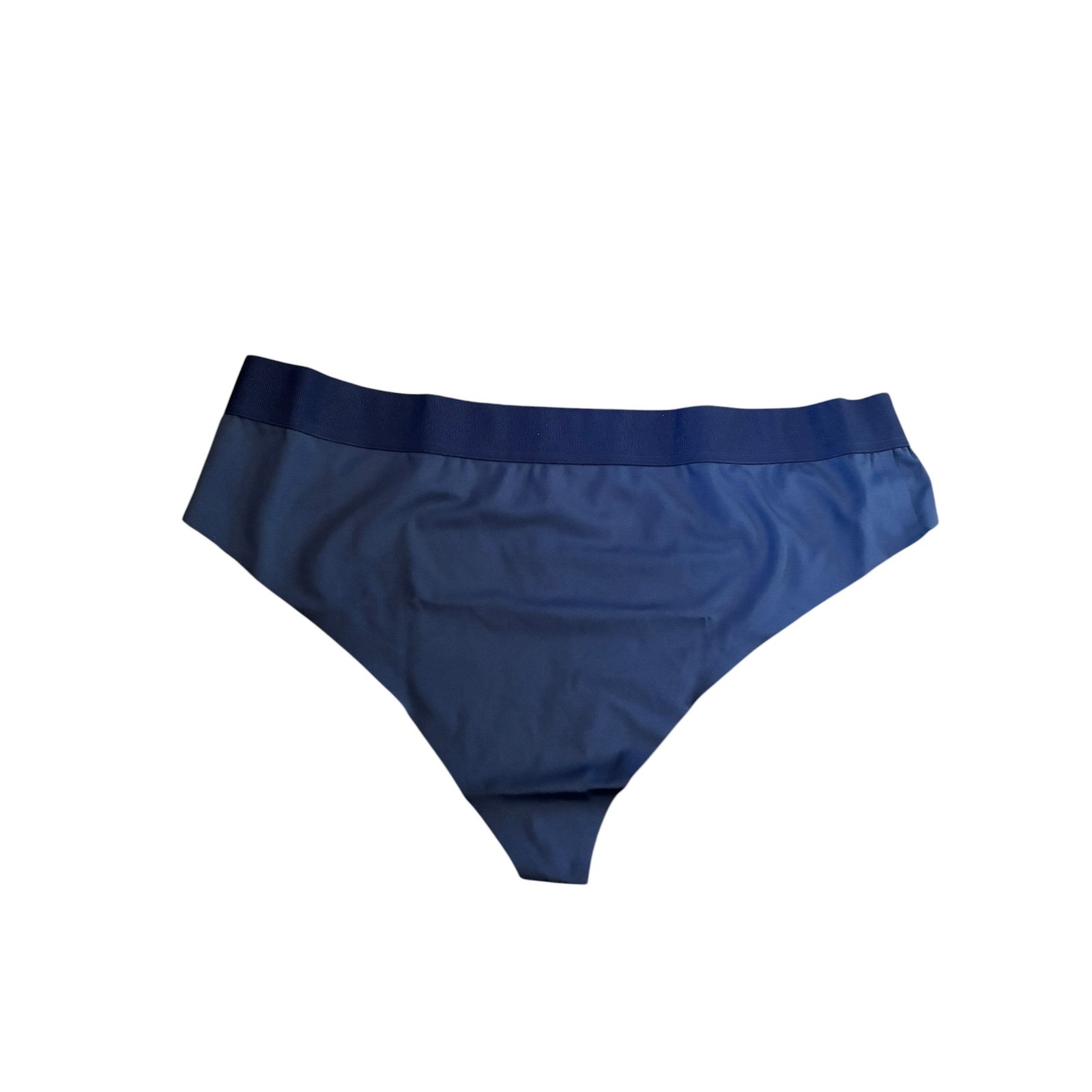 Phoenix Malibu Thong Women 2X Navy. Seamless Elastic Waistband Swim Daily Lounge