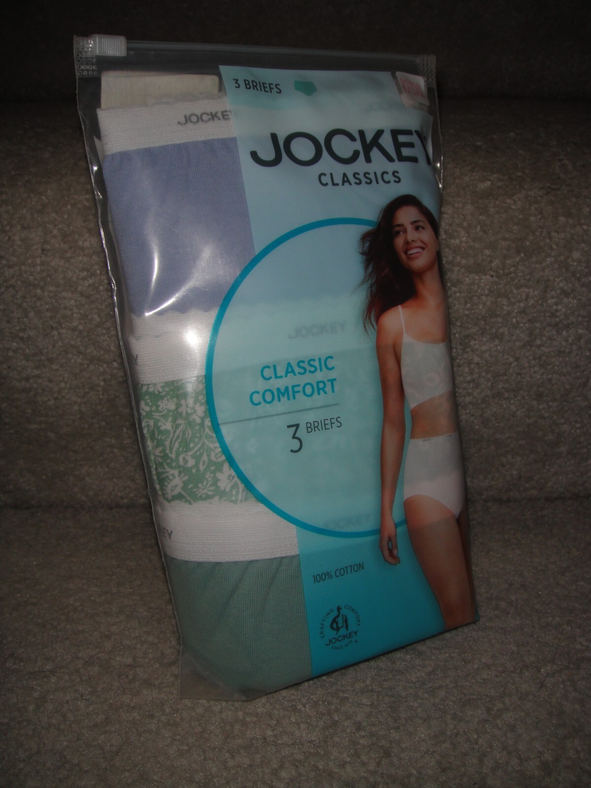 JOCKEY 3-PACK CLASSIC BRIEFS IN SIZE 10/3XL~MULTI-COLOR~NEW IN PKG. $24