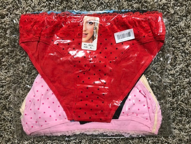 6 PCs Women Ladies Lace Bikini Panties Bikini Briefs Underwear Pick your size