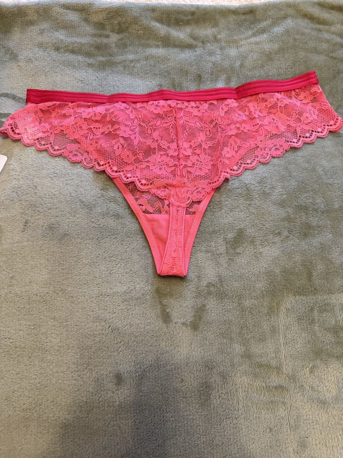 FREYA LADIES PINK OFFBEAT LACE KNICKERS UK SIZE XL BNWT