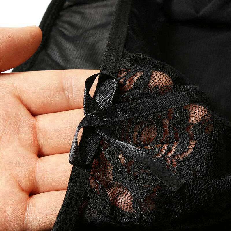 Beautiful Lingerie High Waist Garter Stocking Lace Suspender Sexy Women Belt Set