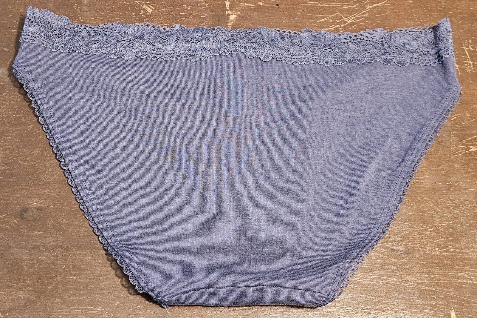Size Medium Bikini Panty Victoria’s Secret Bow Dark Blue New With Tags