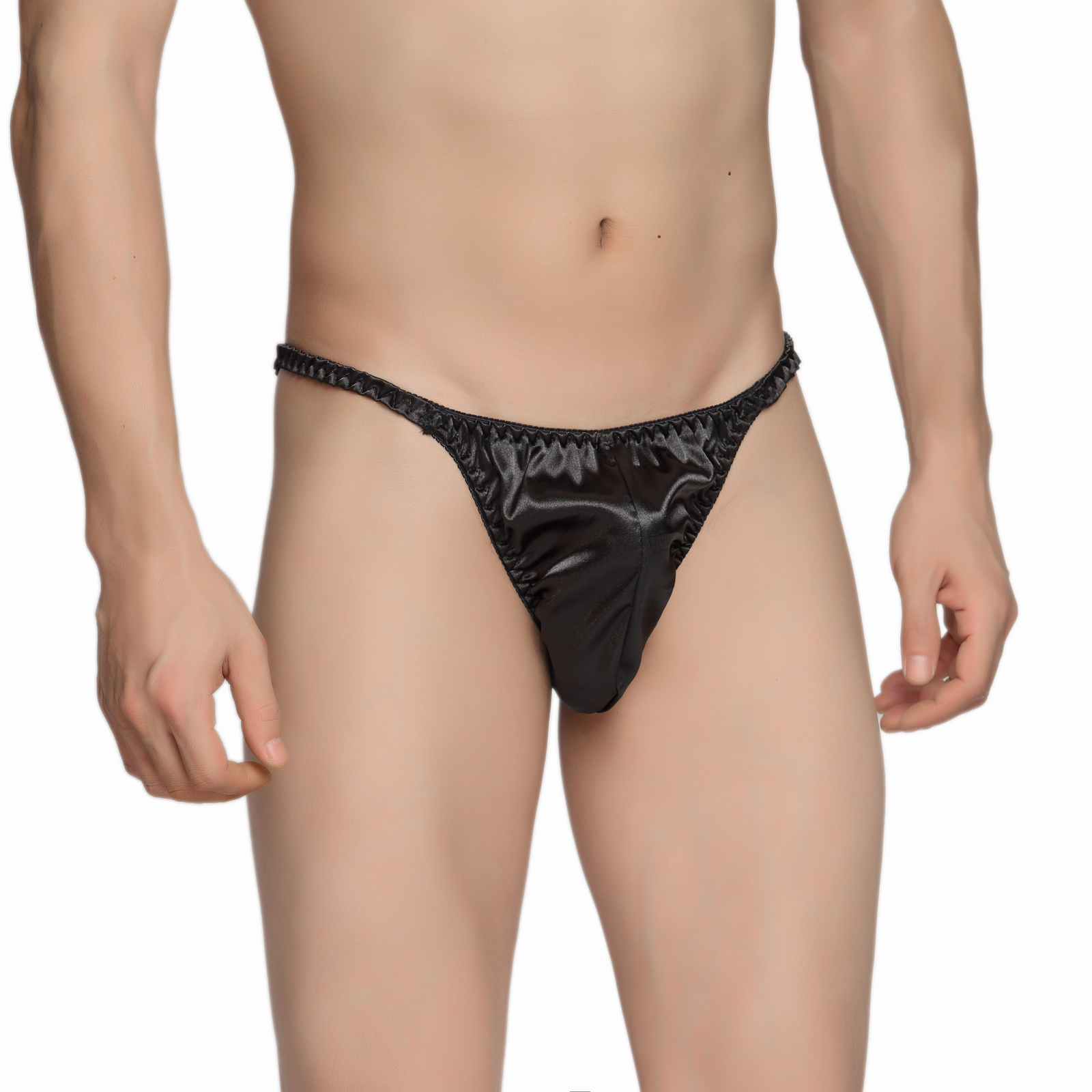 Men Satin Sissy Low Rise Pouch Tanga Panties Underwear Briefs CD TV