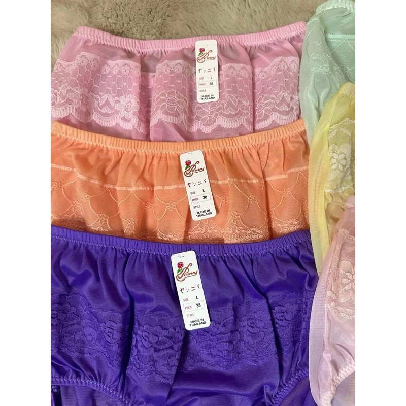 Unisex Nylon Panties Men Women Underwear Plus Size Comfort High Waist Knicker x3
