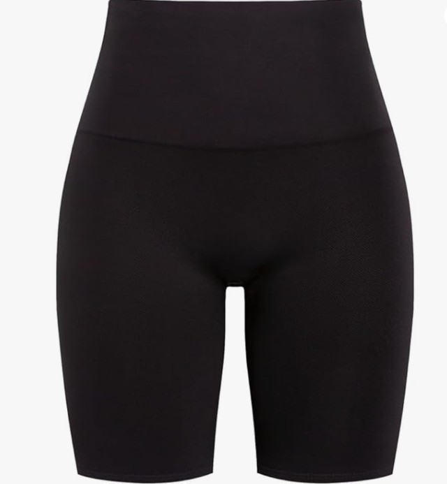 SPANX Lamn Bike Shorts Very Black LARGE NWT $58 Discontinued Not On Amazon