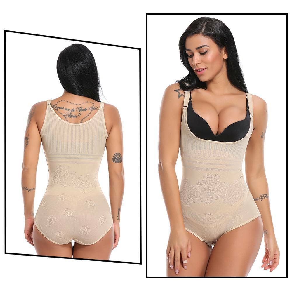 US Fajas Colombianas Reductoras Full Body Shaper Post Surgery Slimming Bodysuit