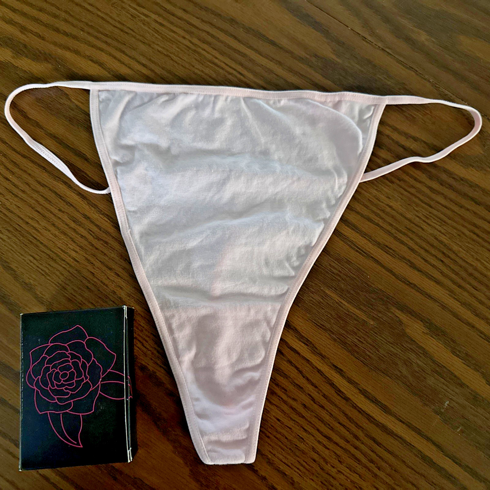Jeweled Panty Culotte Boijou ~ Size XL ~ Pink Rose ~ Rare ~ Thong – New In Box