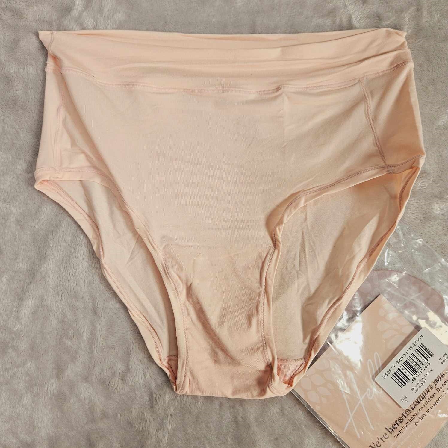 Kindred Bravely Grow With Me Maternity + Postpartum Briefs Small Light Pink