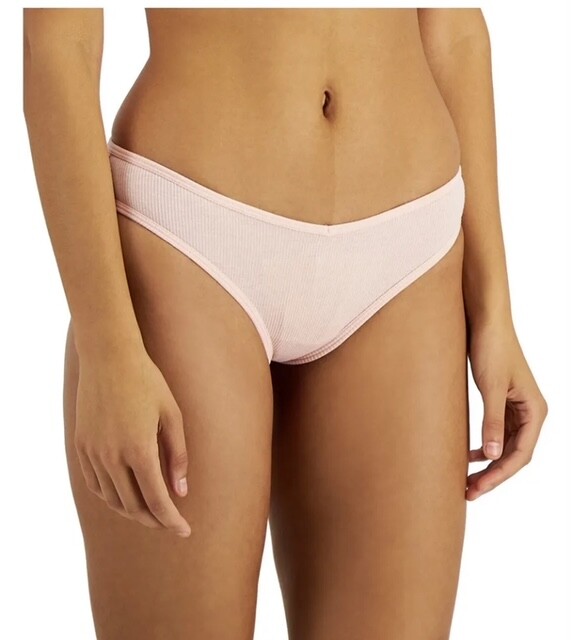 Jenni Women’s Ribbed Knit Thong Panty Underwear, Assorted Colors
