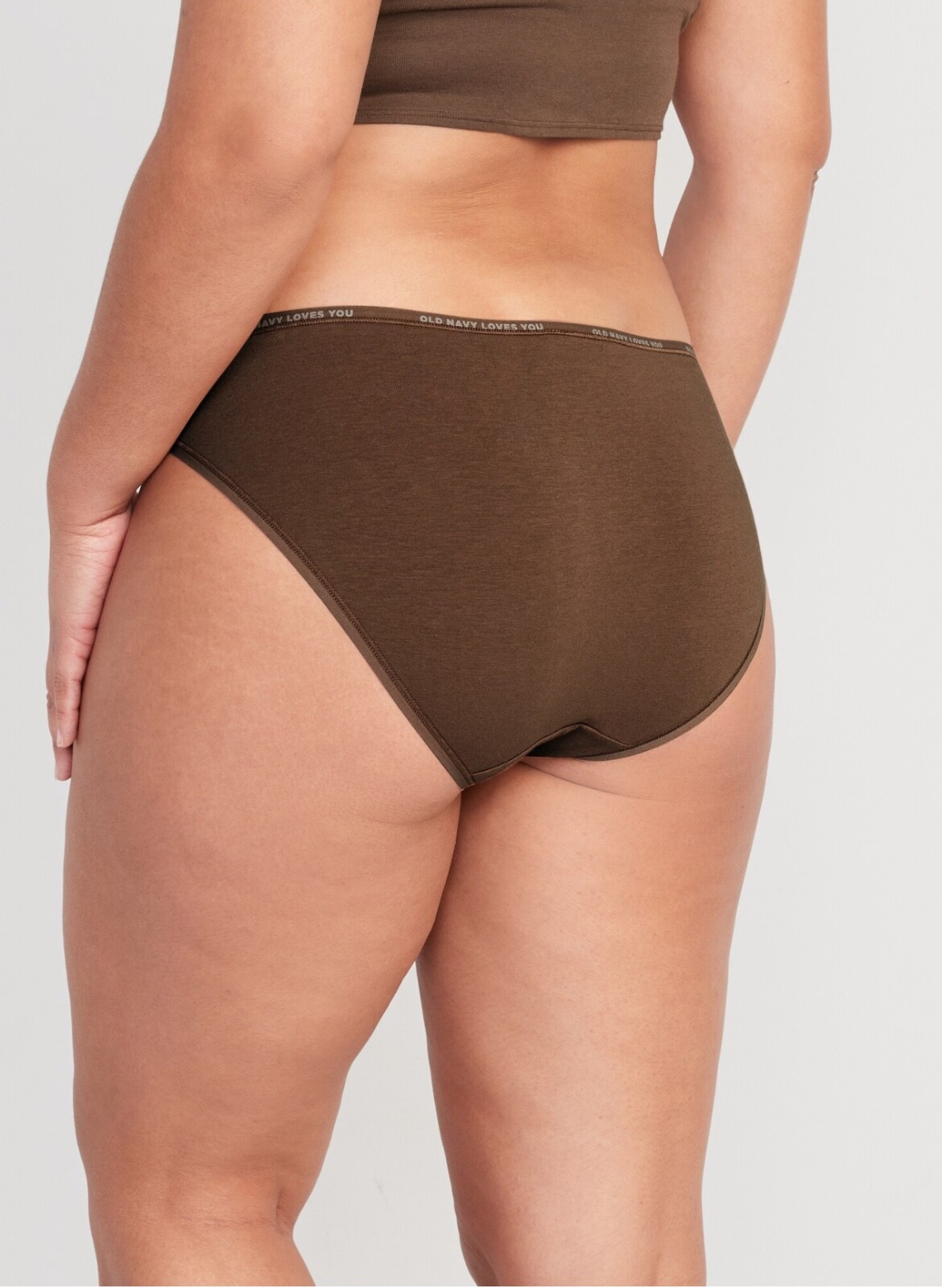 Old Navy Women’s Mid-Rise Everyday Cotton Logo Bikini Underwear Size XL or XXL