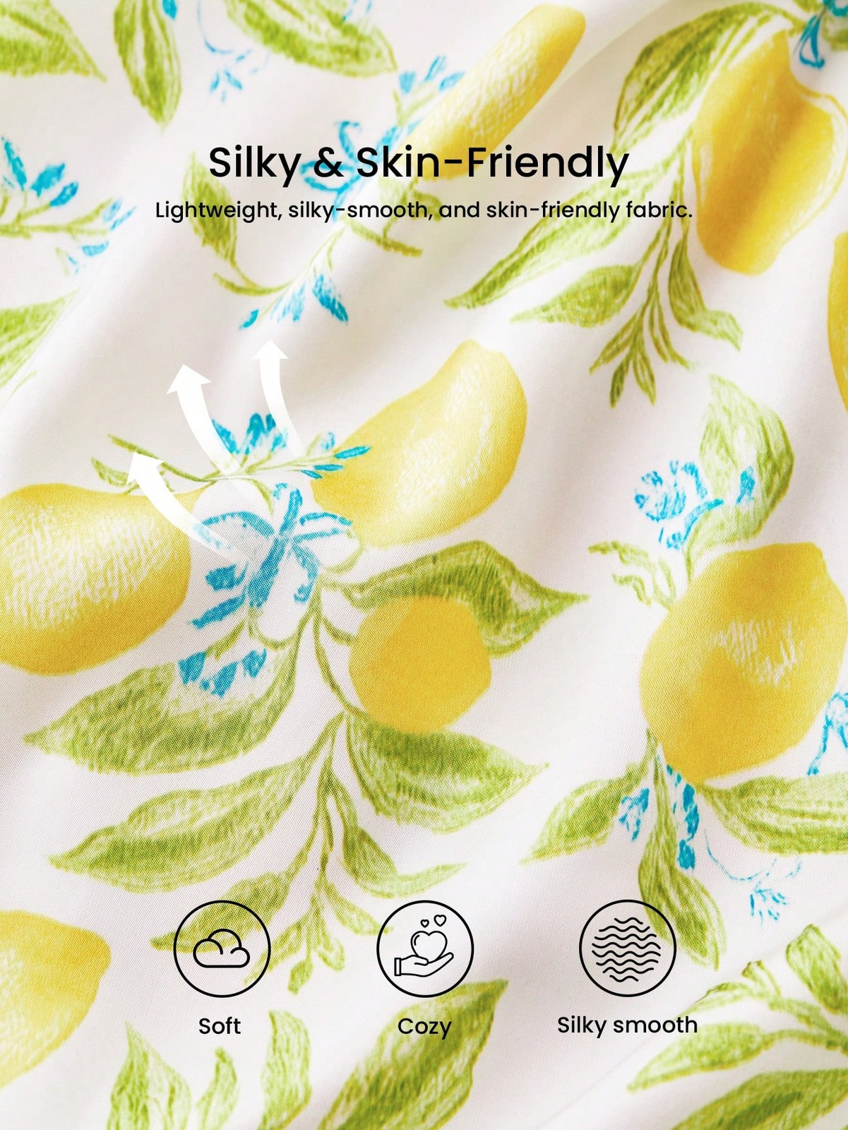 Ladies comfortable pyjamas in summery yellow with lemon pattern cheap 24