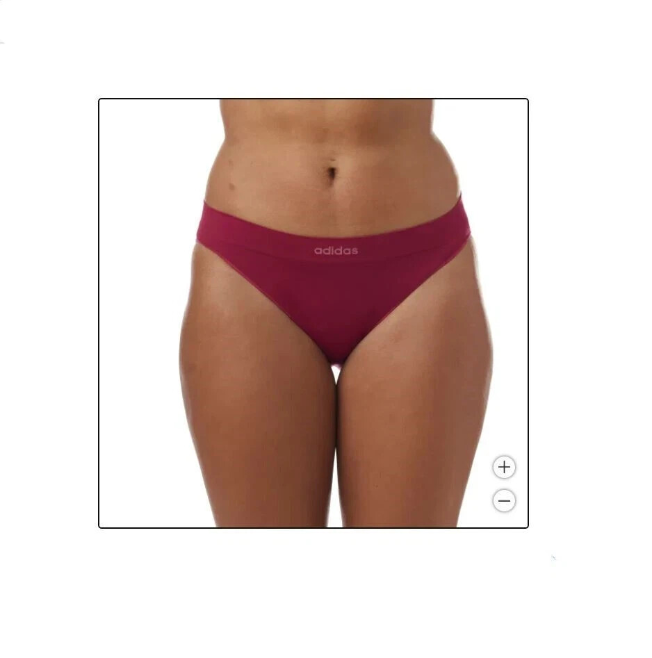 NEW Womens Adidas Seamless Bikini Underwear, 4 Pack, Stretch, Size XLARGE