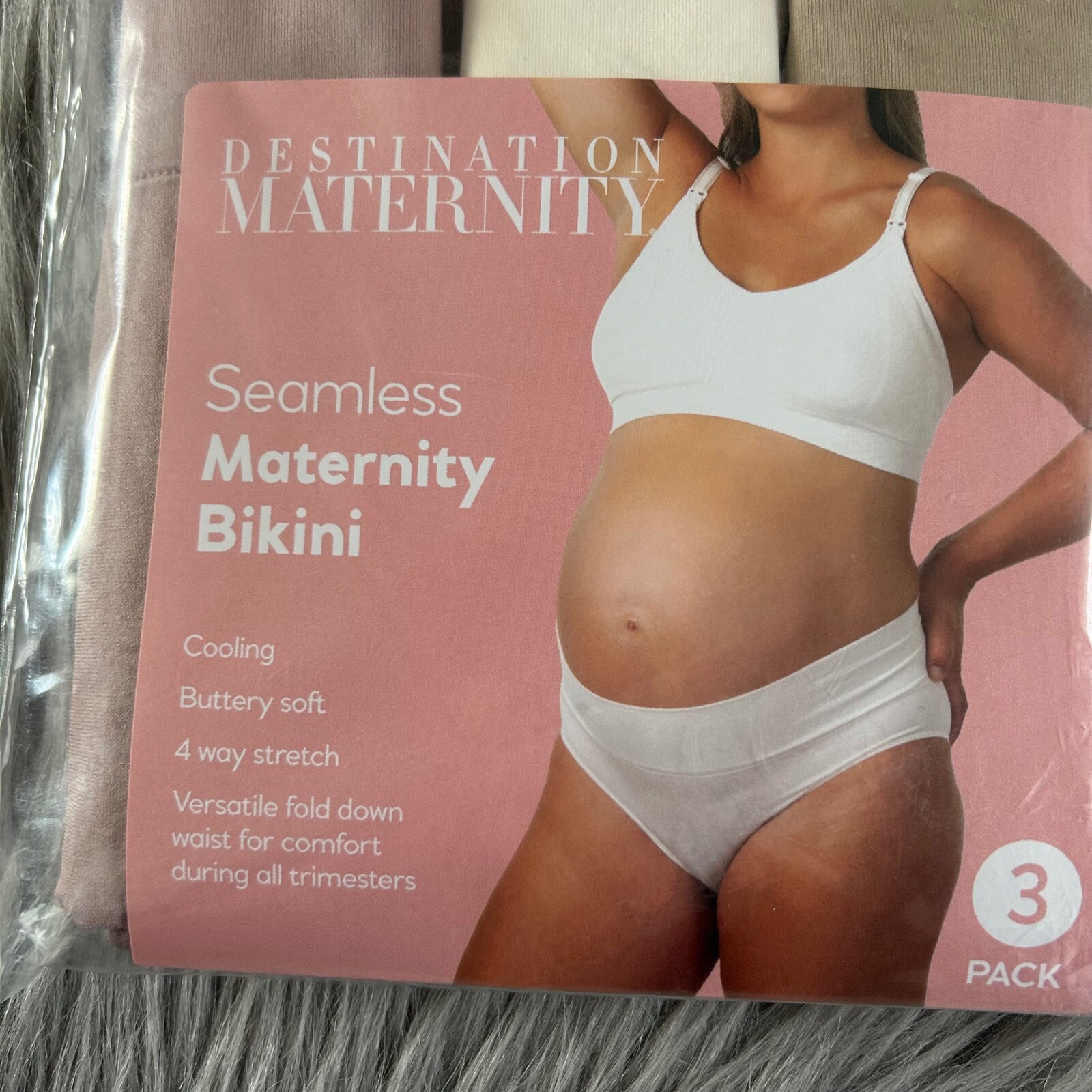 Destination Maternity Seamless Bikini Womens Size XXXL Cooling Buttery Soft