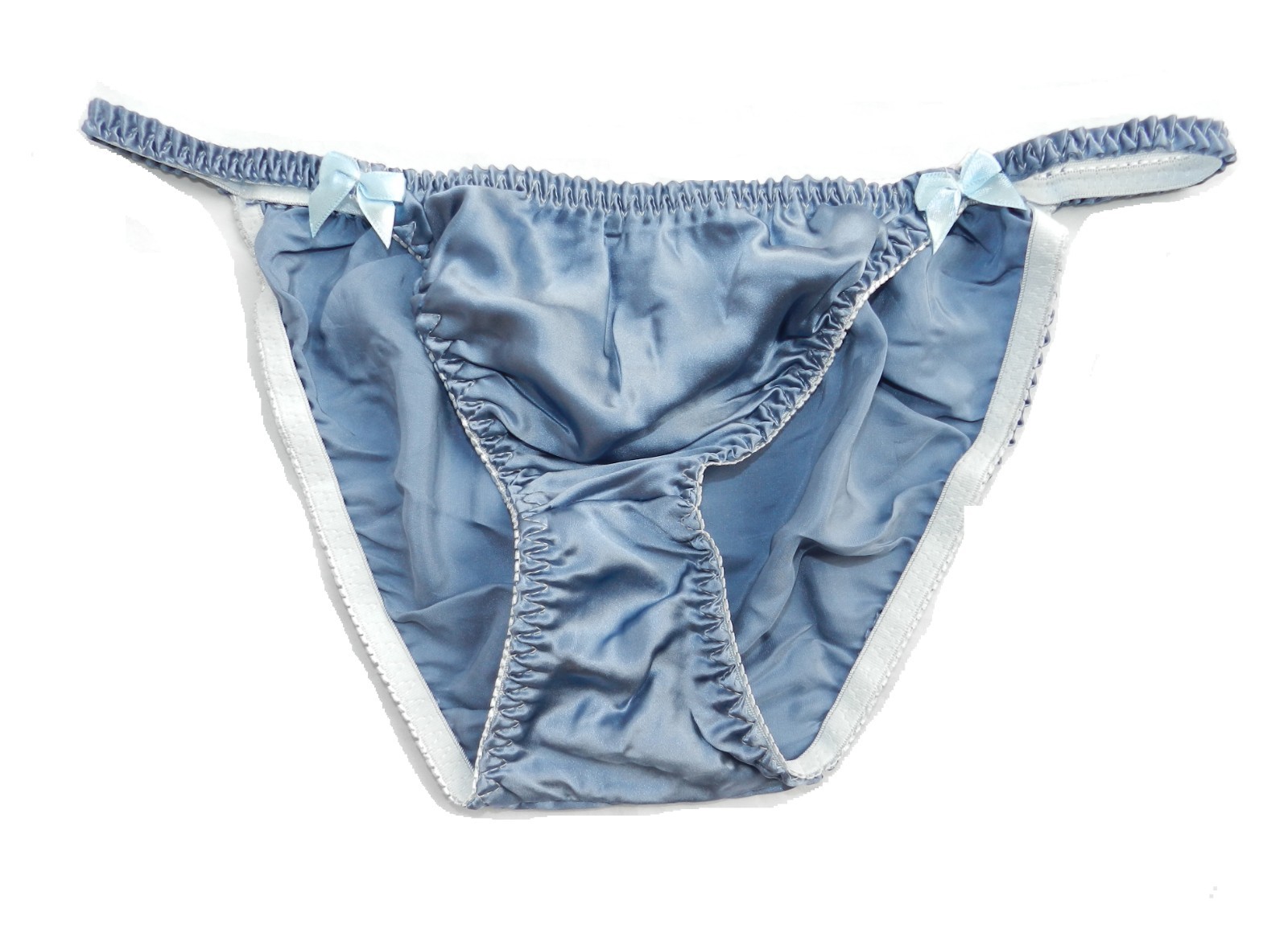 6 Pieces 100% Pure Silk Women’s String Bikini Panties Size S M L XL 2XL