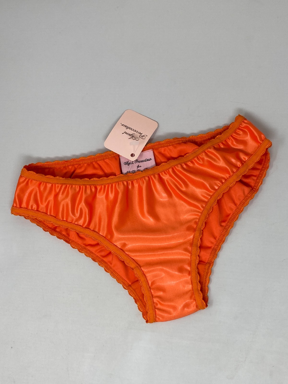 Agent Provocateur For The Rolling Stones Neon Orange Brief Medium NWT