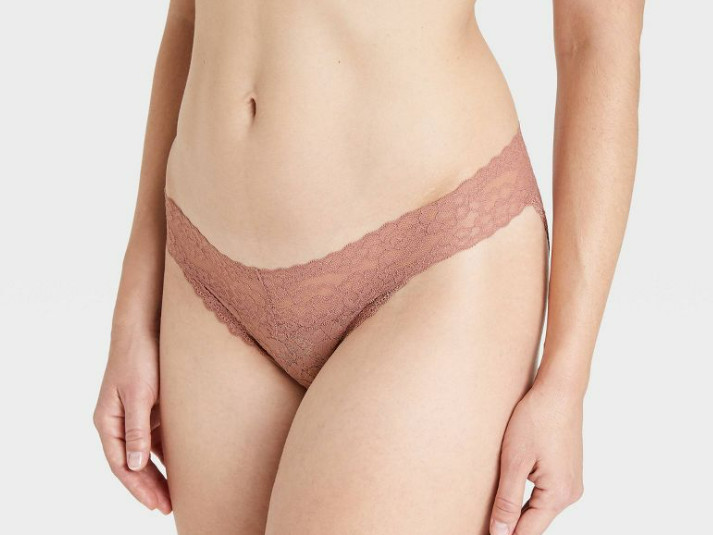 6 Pk: Women’s SMAll Over Lace Bikini Underwear Purple/Mauve Auden NWT 9581-12A