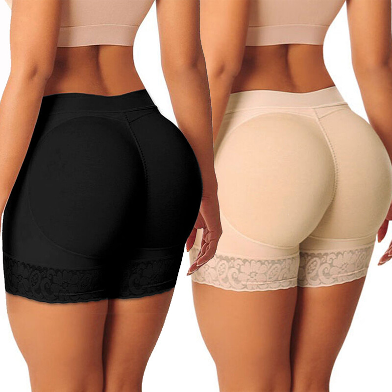 Fajas Colombianas Shaper Padded Shorts Levanta Cola Butt Lifter Push Up Panties