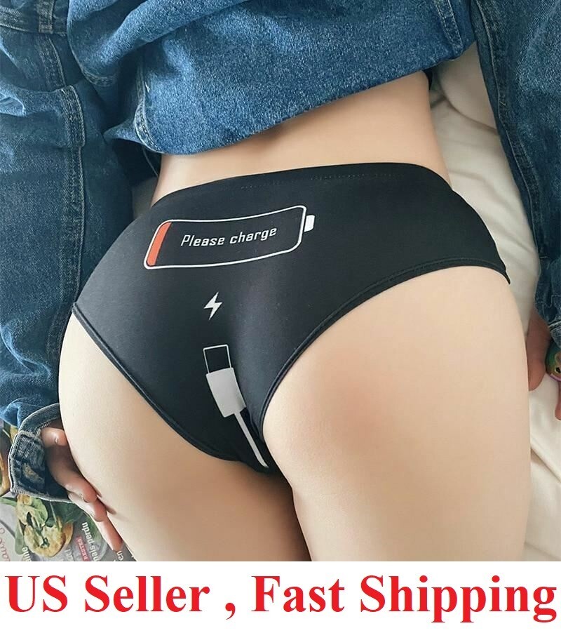 Funny PLEASE CHARGE PANTIES Women’s Low Rise Briefs Graphic Novelty Gift ,