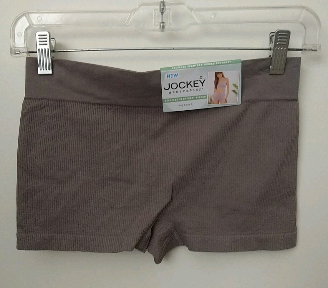 JOCKEY GENERATION WOMEN’S RIBBED BOYSHORT PANTY, SIZE L