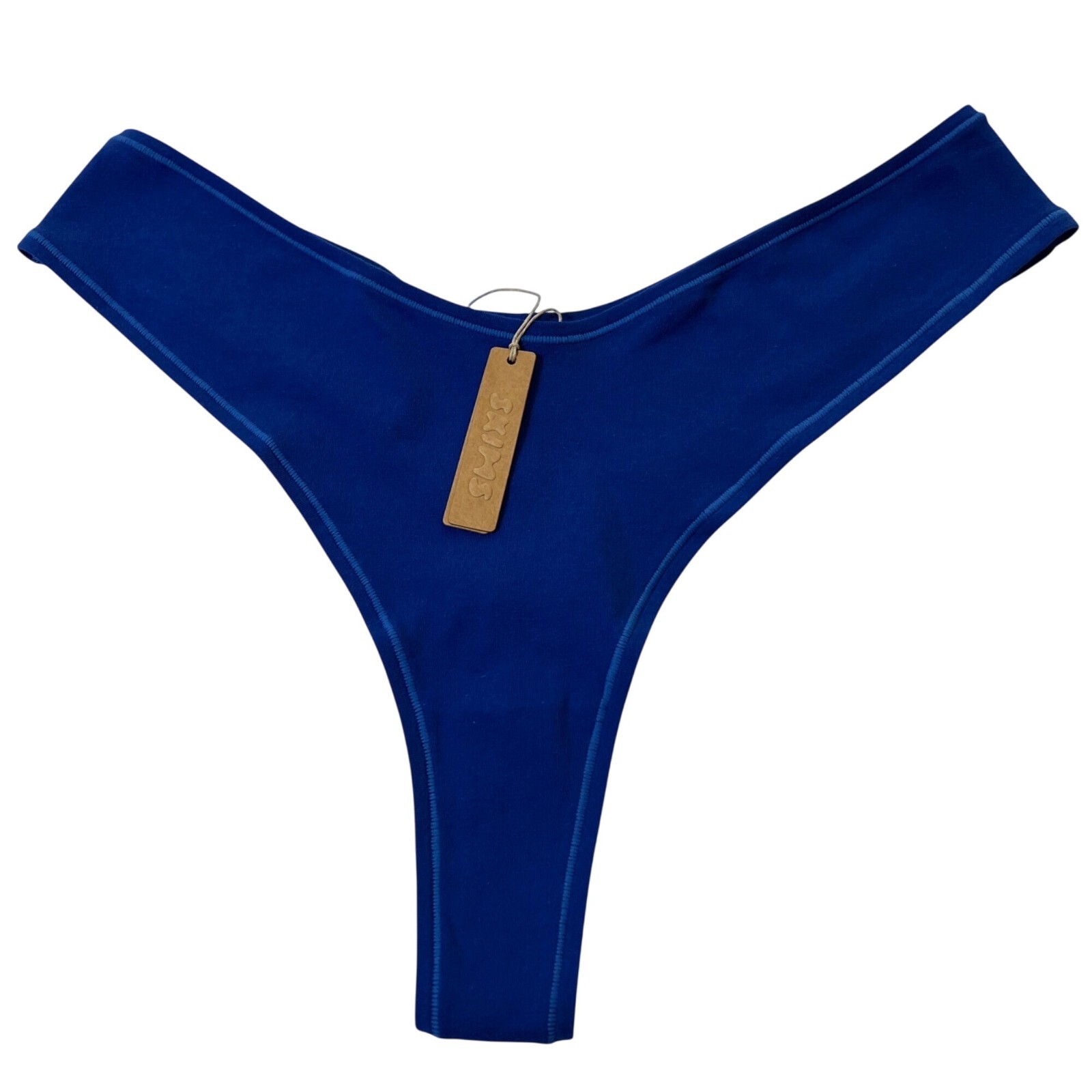 SKIMS Cotton Jersey Dipped Thong Lot of 2 Cobalt 4X