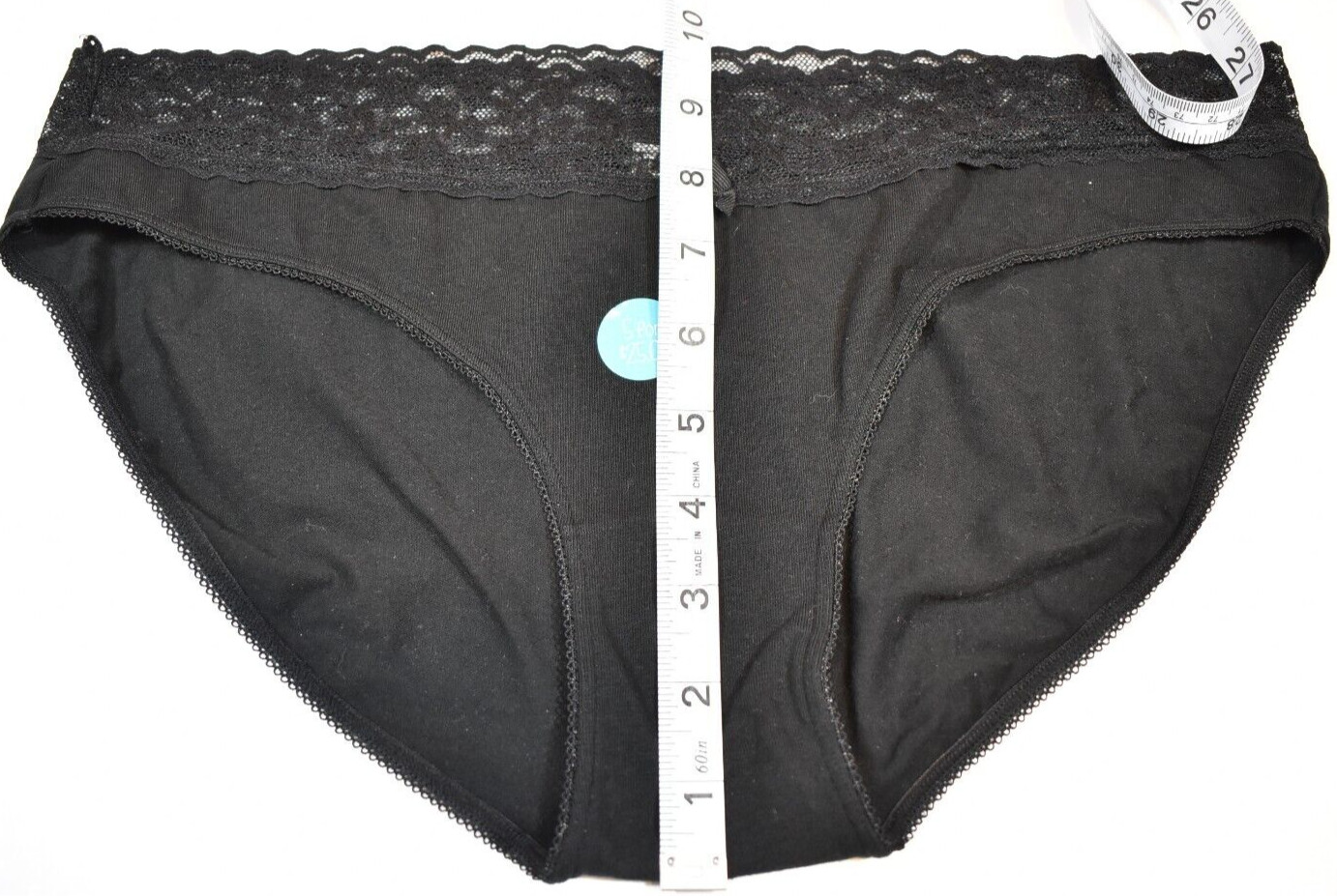 Women’s BP Under Cover 2 Pairs of Black Hipster 97% Cotton Panty Size XL NWT