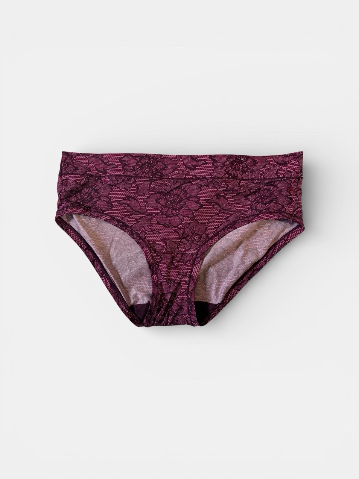 Lane Bryant Cacique Comfort Bliss Hipster Panty 14/16. Floral Lace Print