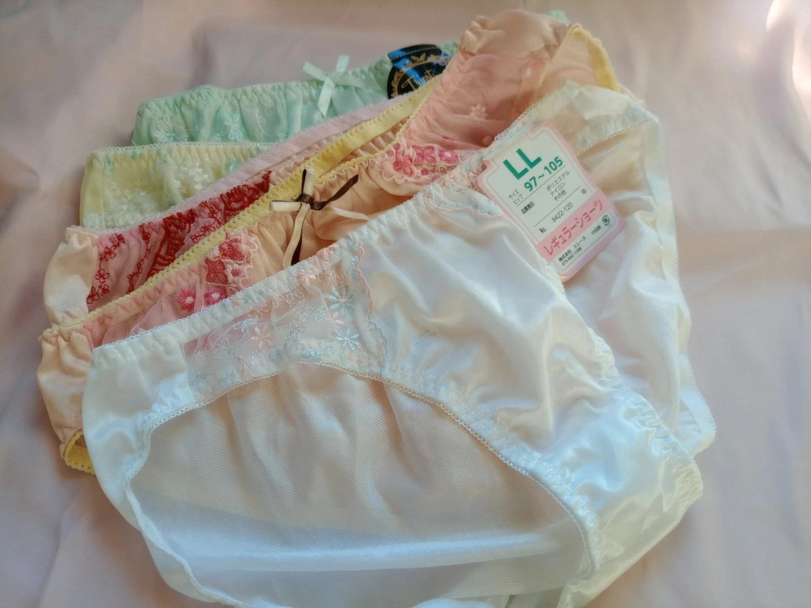 Pack of 5 Pretty Briefs Knickers Panties (see description for UK size guide)