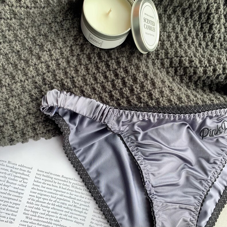 Sexy Ladies Womens Satin Panties Underwear Briefs String Bikinis Lingeries M L
