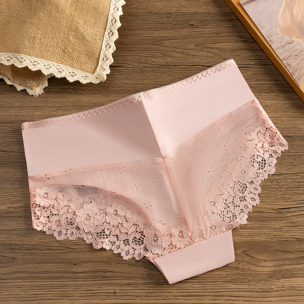 4 Pack Lot Ladies Womens Sexy Panties Underwear Sheer Lace Lingeries Briefs Soft