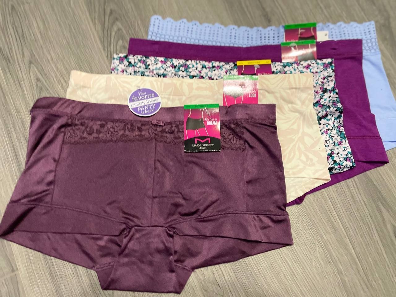 Maidenform Fits Like A Dream Boyshorts, Panties Multicolor New