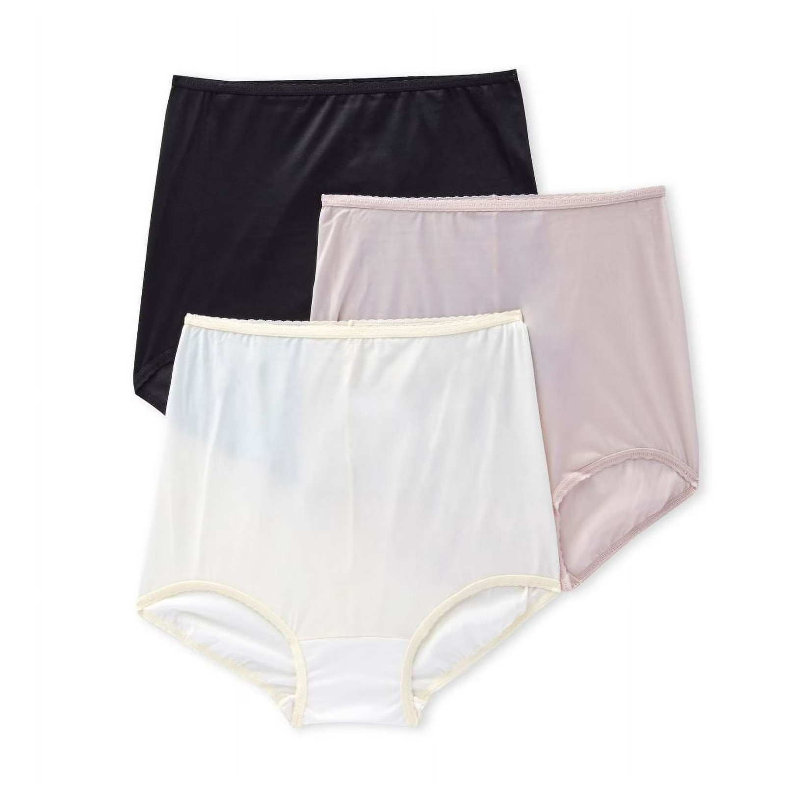 Bali L27916 Womens Multi Skimp Skamp Brief Panty 3-Pack Size 4XL/11