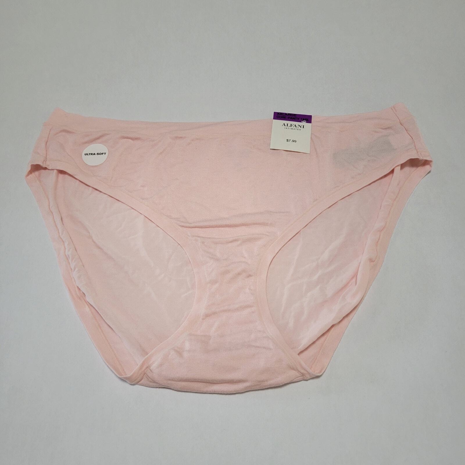 Alfani Ultra Soft Mix-and-Match Bikini Underwear Crystal Pink NWT Plus Size XXL