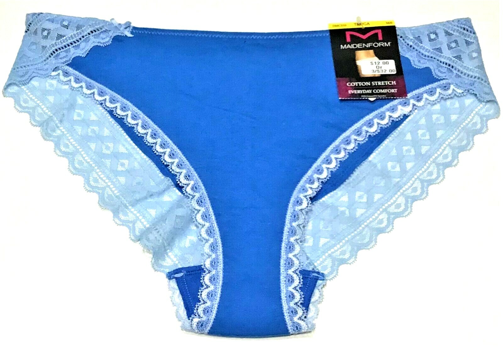 medium / 6 – NWT Maidenform Everyday Comfort hipster panty blues $12 tag (c221)
