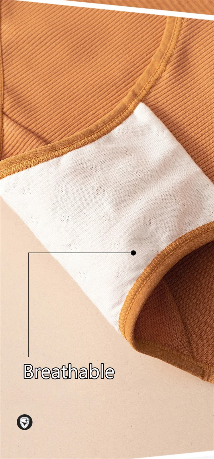 Cotton Panties Seamless Mid Rise Letter Print Soft Breathable Women’s 3 Pcs