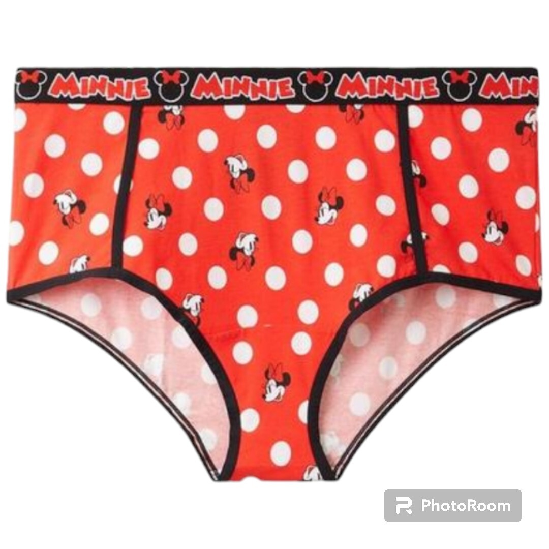 2X 18W 20W Torrid Minnie Mouse Red Polka Dot Brief Panty Disney Full Coverage Mi