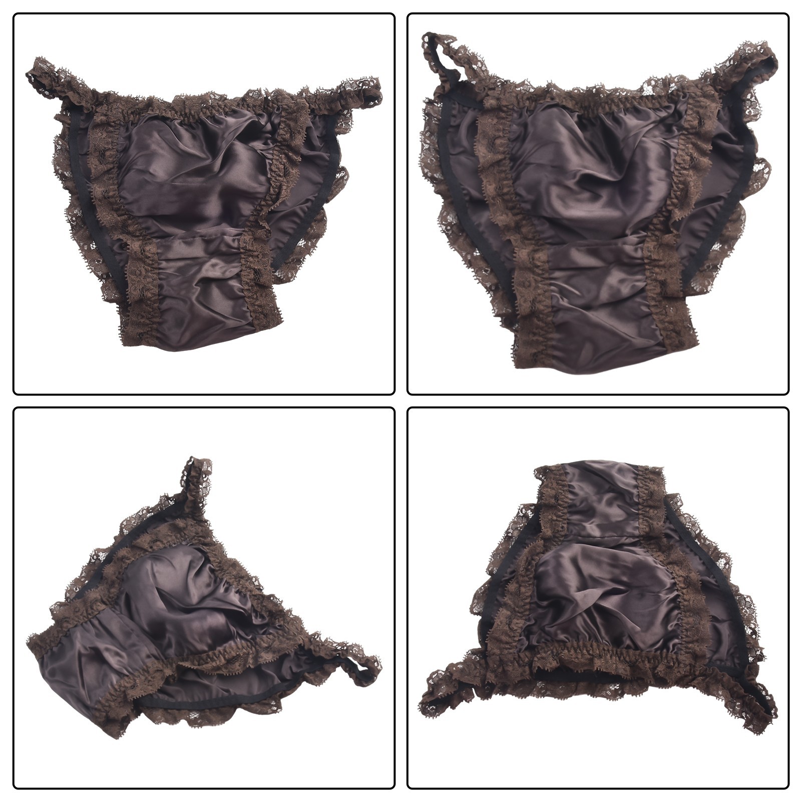 Women’s Silk String Bikini Underwear Available in Multiple Colors and Sizes!