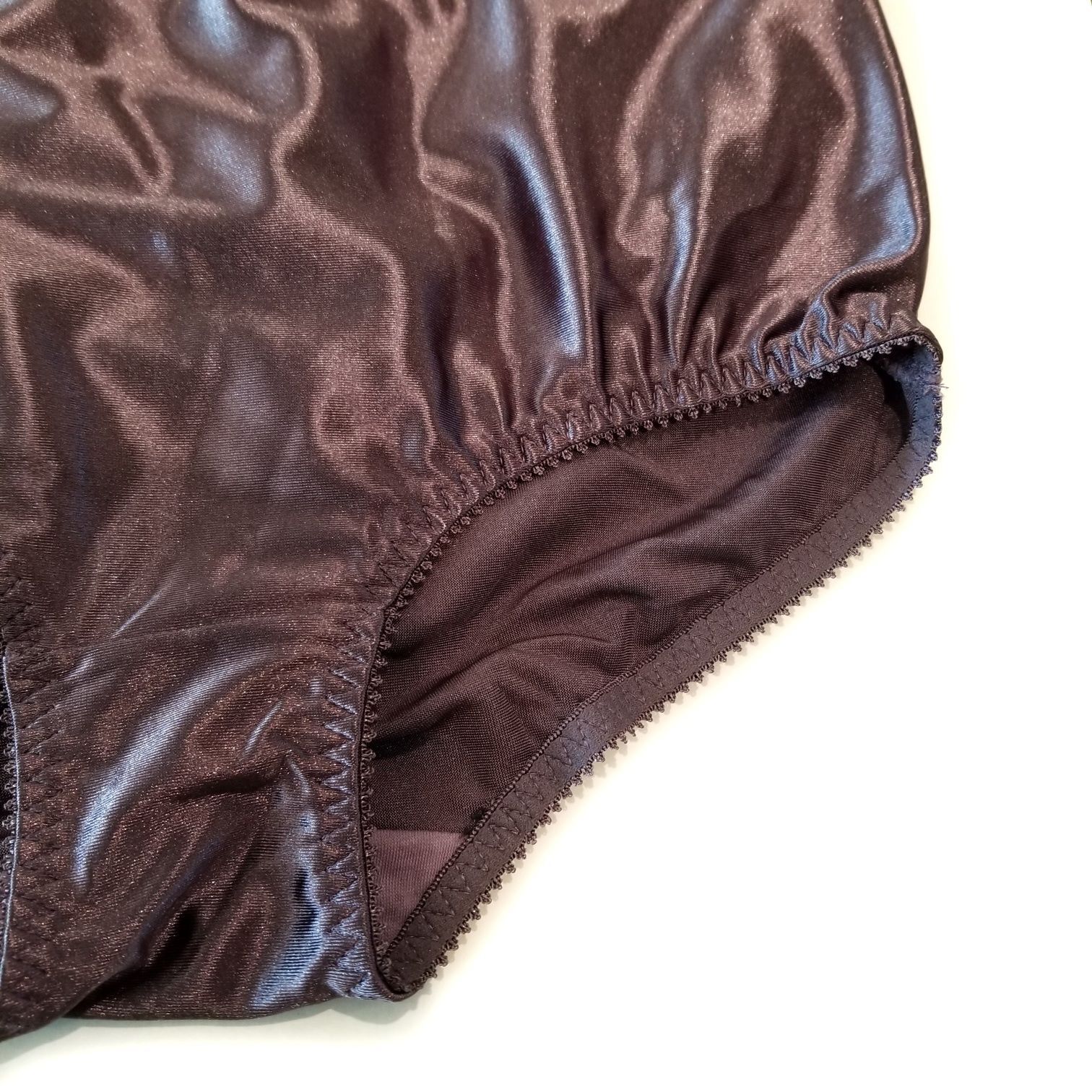 Barbra Women Full Coverage High Waist Light Tummy Control Satin Girdle Panties