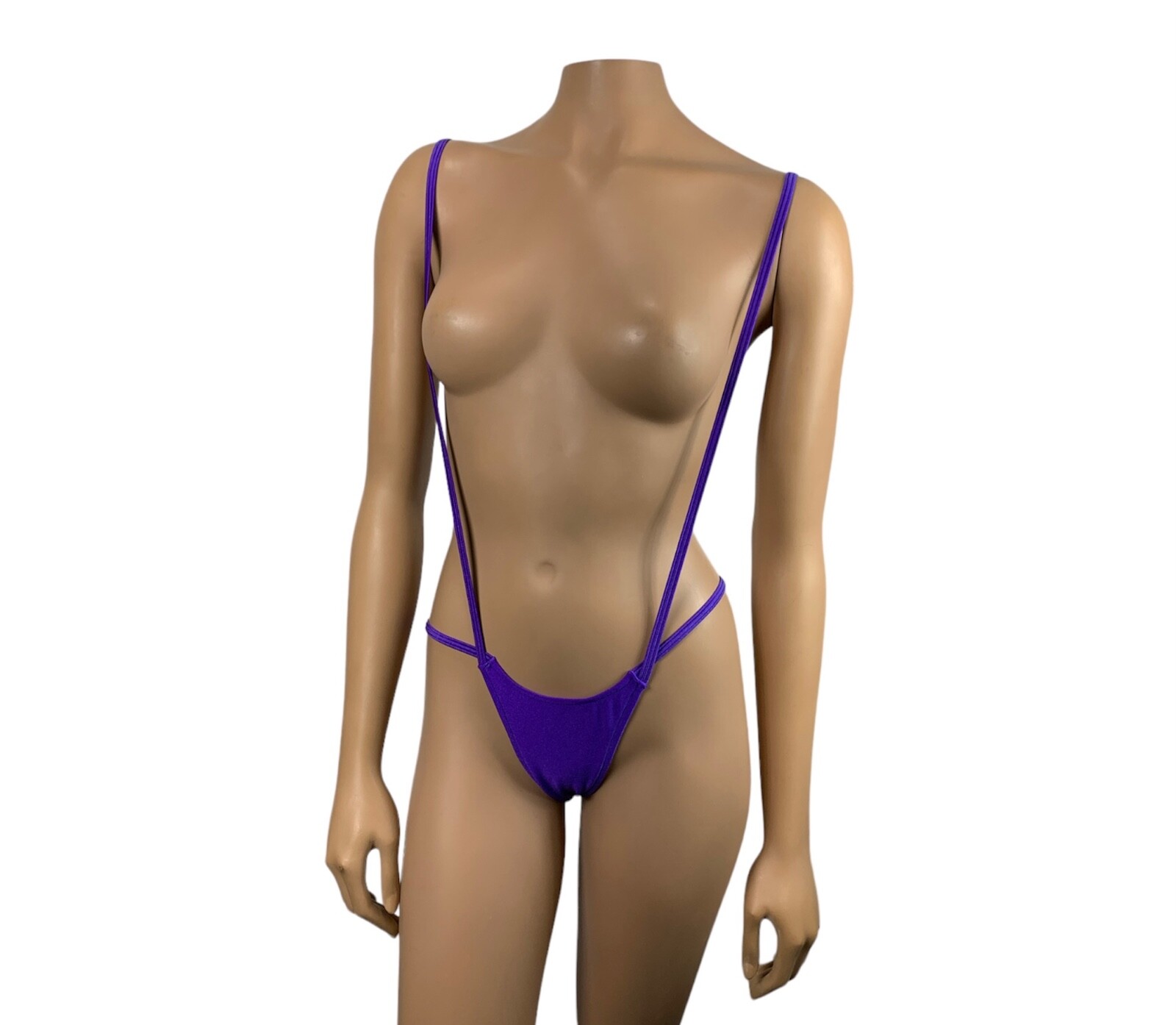 Purple Bikini Thong Slingshot Mini G-String Bottom Panty Exotic Pole Dance wear