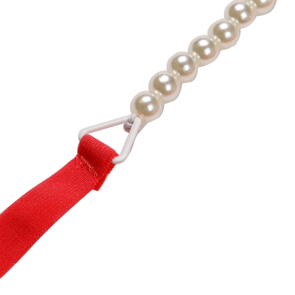 Fashion Women Sexy Underwear Cutout Pendant Pearl Beads Embellished G-String