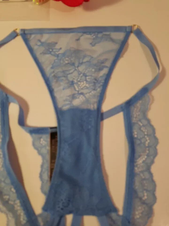 L Victoria Secret Very Sexy Embroidery Eyelash Lace Cutout Soft String Bikini