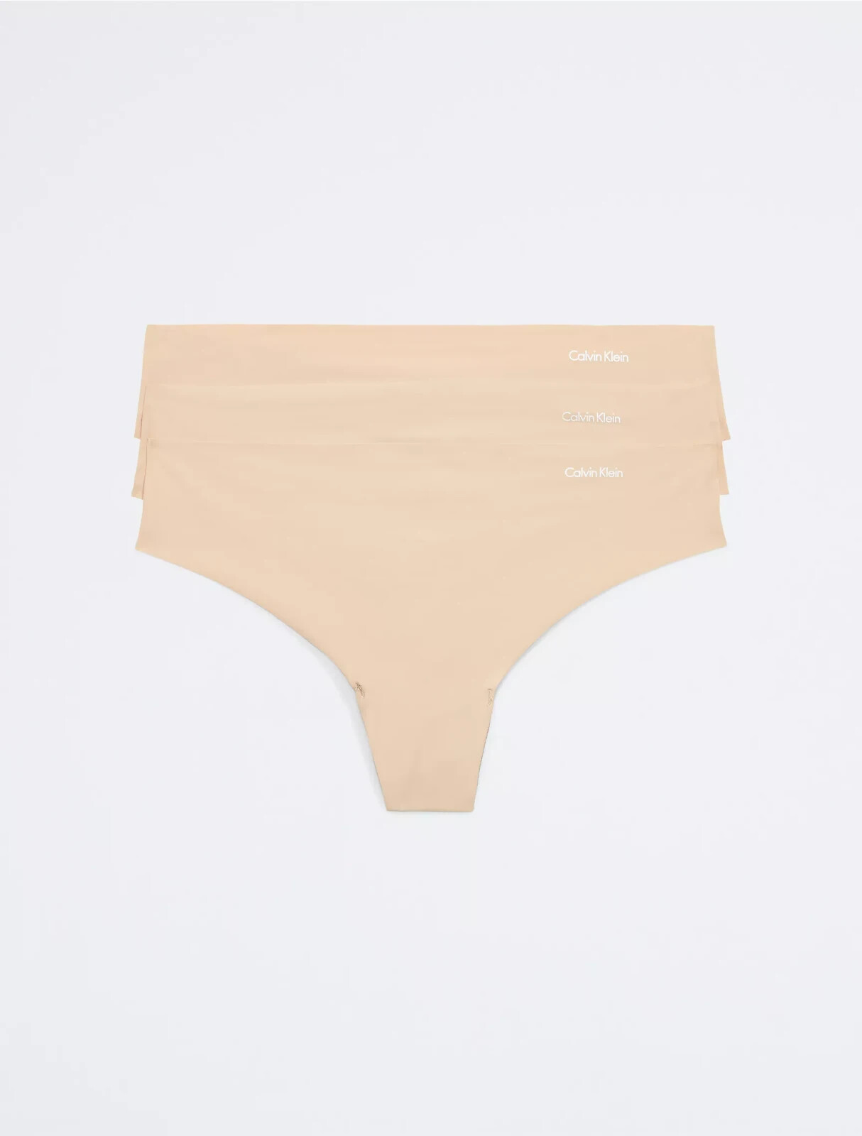 Calvin Klein Invisible No Panty Line Thong 3 Pack Size M – QD3558-274