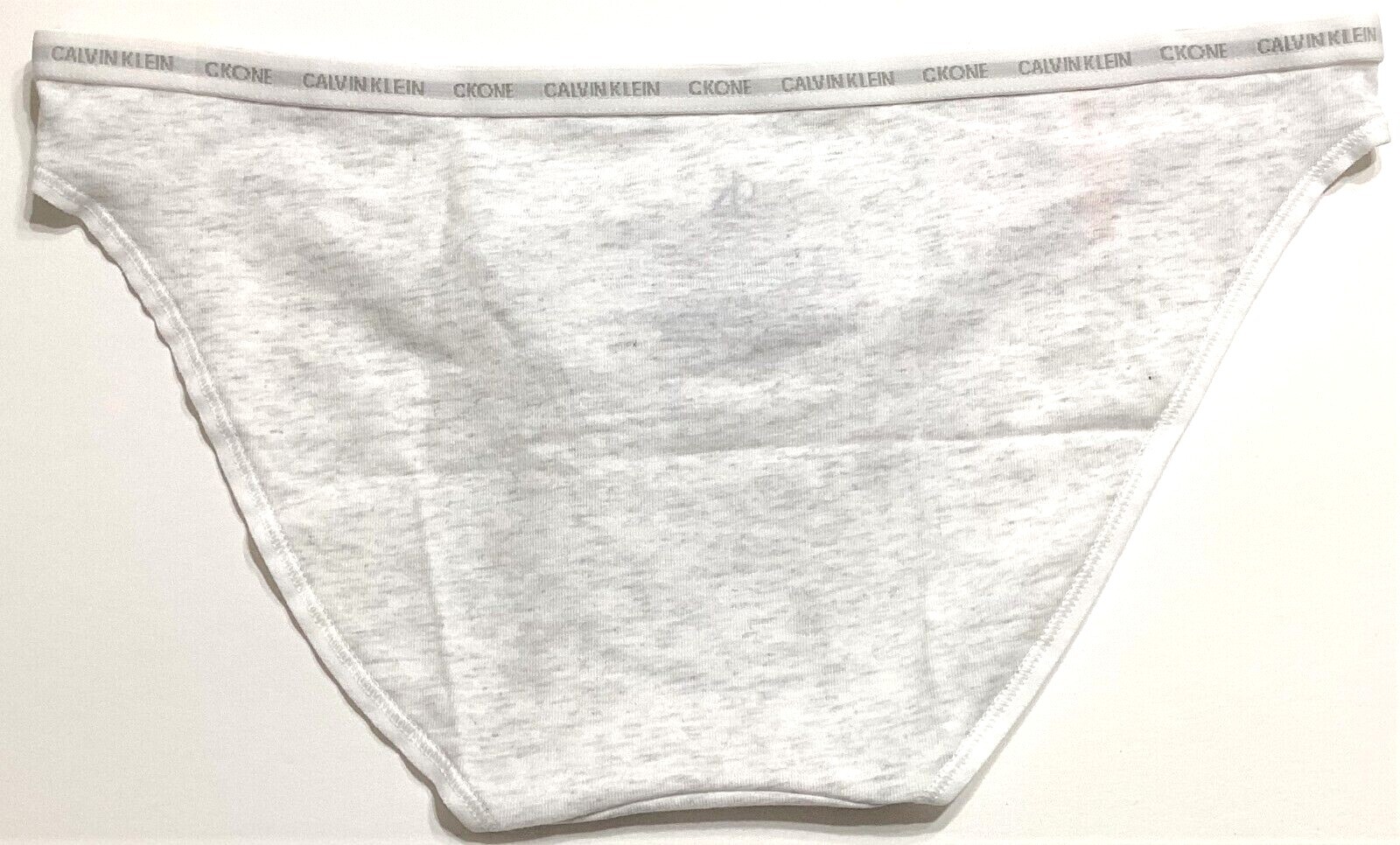 small- NWT Calvin Klein light gray bikini panty $15 tag (b26)