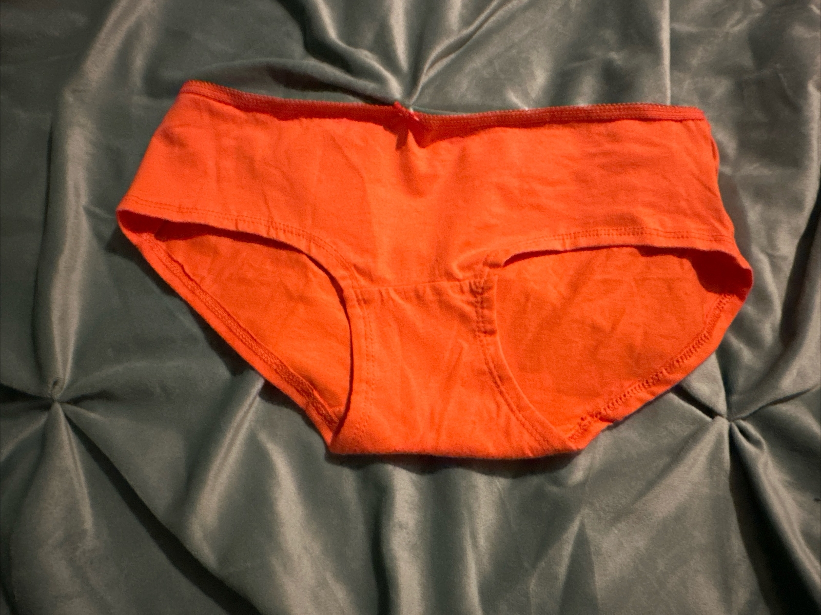 Orange Cotton Knickers By George Sz 8 (270)