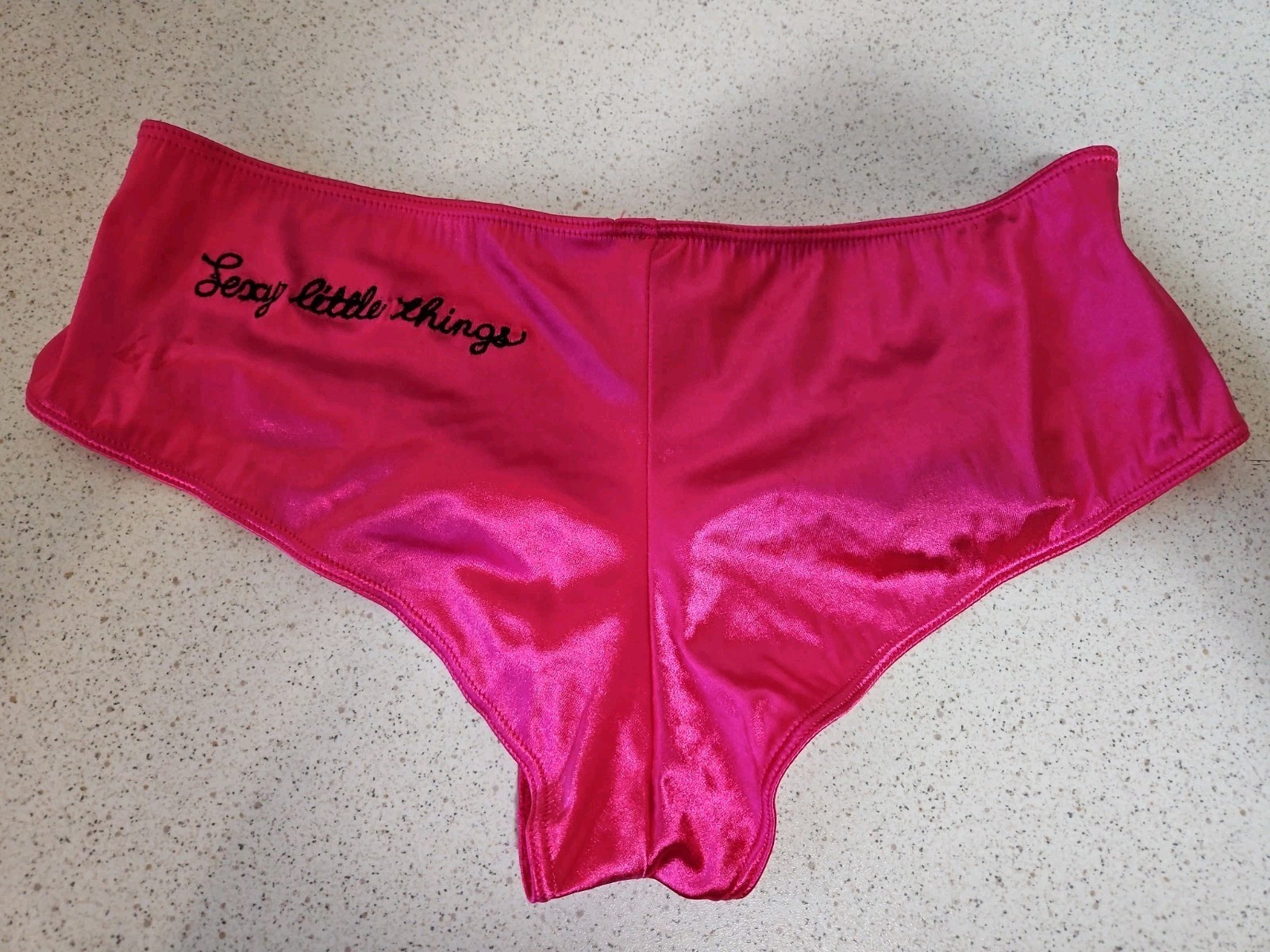 True Vintage Victoria Secret Sexy Little Things Satin Hipster Boyshort Panties