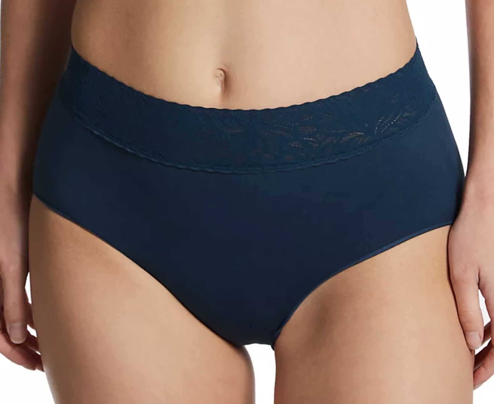 BALI Comfort Revolution Modern Seamless Jun Blue Brief Panty Womens S M L XL 2XL
